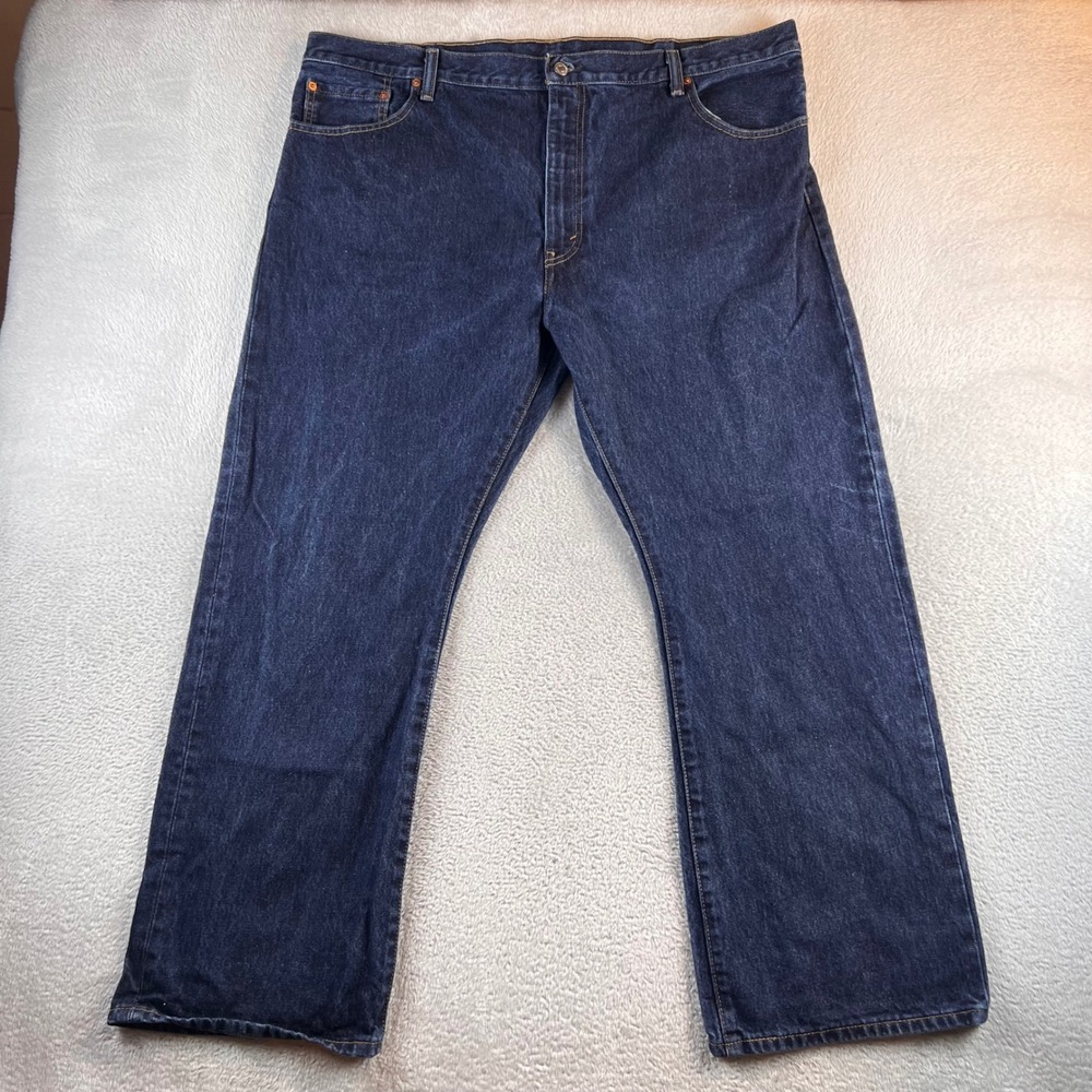 Levi 517 Bootcut Jeans Mens W44 L30 Dark Wash Indigo Denim Pants A13813
